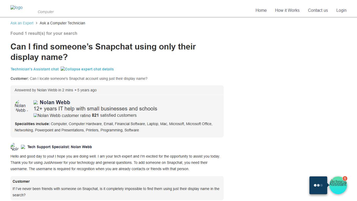 Can I find someone’s Snapchat using only their display name?