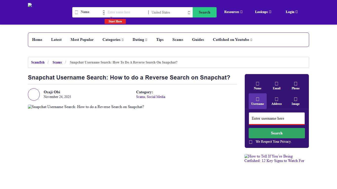 Snapchat Username Search: How to do a Reverse Search on Snapchat?